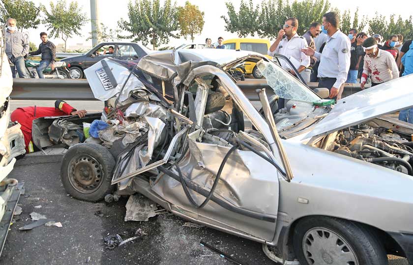 در بیشتر تصادفات با یک آهن‌ پاره مواجهیم