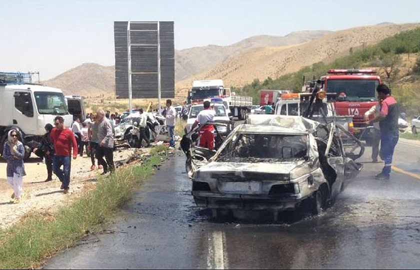 آمار تلفات حوادث رانندگی در 10 ماهه 1400