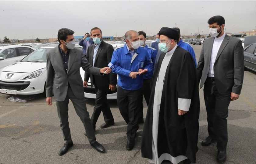 بازدید سرزده رئیس جمهور از ایران خودرو