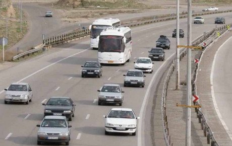 افزایش تردد در جاده‌ های کشور