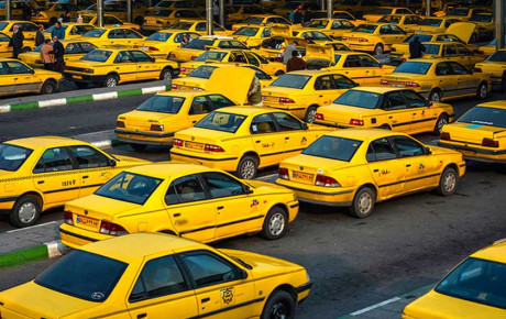 نصب برچسب نرخ جدید کرایه روی تمام تاکسی‌ ها