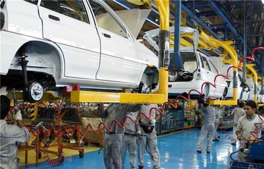 بررسی خروج خودروها از خط تولید