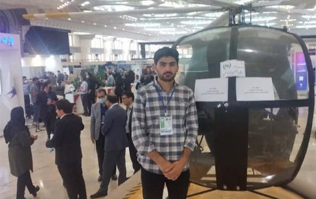 معرفی هلیکوپتر ۲ نفره با موتور پراید توسط نخبه ایرانی