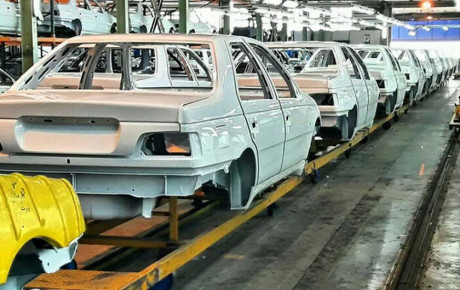 تولید ۳۶۱۶ دستگاه انواع خودرو در ایران خودرو