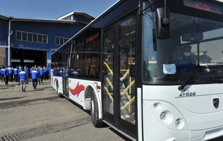 آغاز صادرات اتوبوس آتروس به کشور ترکمنستان