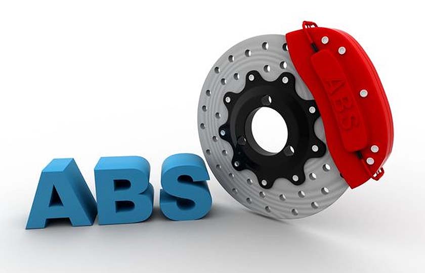بررسی سیستم ترمز ABS در خودرو