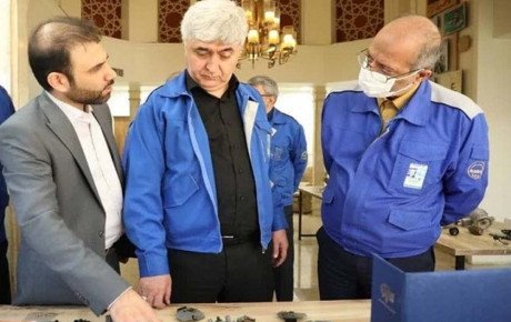 بازدید مدیر عامل ایران خودرو از شرکت دانش‌ بنیان ماهان