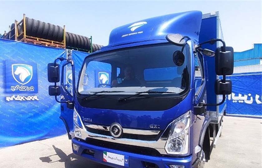 رونمایی کامیونت آترین پلاس