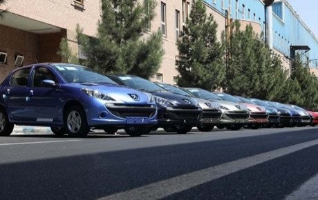تنوع رنگ زیاد محصولات ایران خودرو