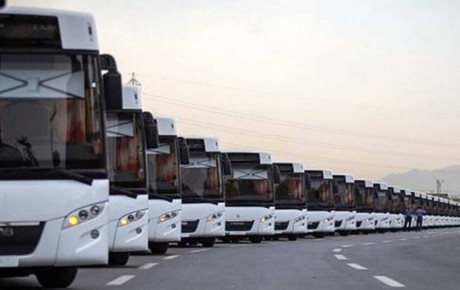 از ۲۰۰ دستگاه اتوبوس، ۶۳ مینی‌ بوس و ۱۰۰ تاکسی رونمایی شد