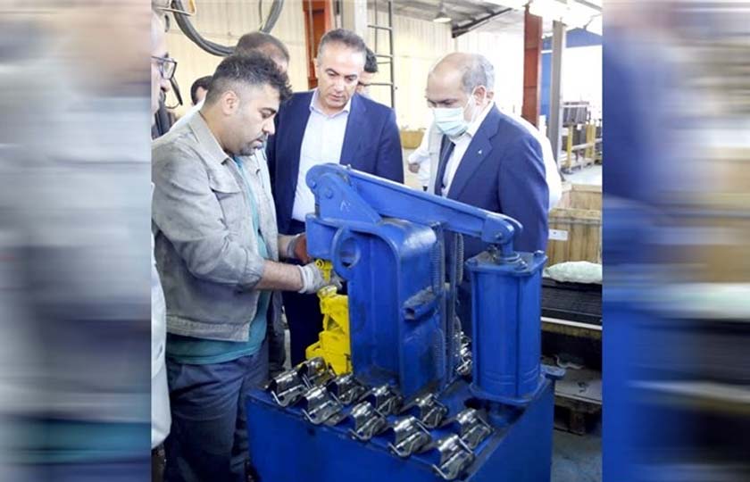 بازدید مدیرعامل سایپا از خطوط تولید ایران کاوه
