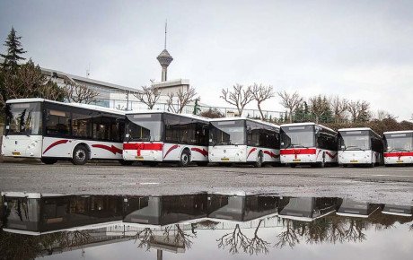 برنامه ورود ۷۰۰ دستگاه اتوبوس به تهران تا پایان ۱۴۰۱