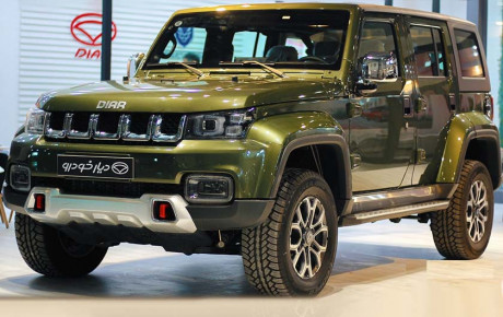 رونمایی از بایک BJ40 در نمایشگاه خودرو اصفهان توسط دیار خودرو