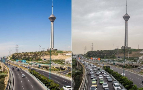 تاثیر زیاد وسایل نقلیه در آلودگی هوای تهران