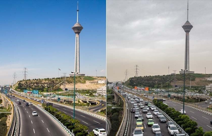 تاثیر زیاد وسایل نقلیه در آلودگی هوای تهران