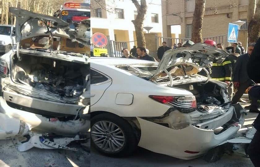 انفجار عجیب صندوق یک خودرو در اصفهان