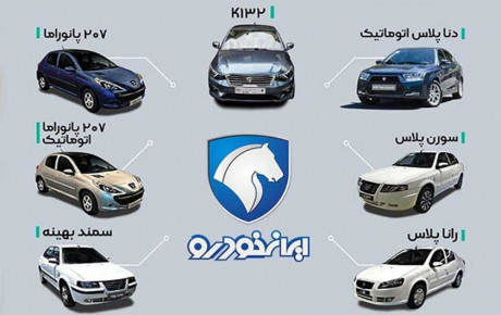 عرضه ۵۰ هزار خودرو در ۲ هفته توسط ایران خودرو