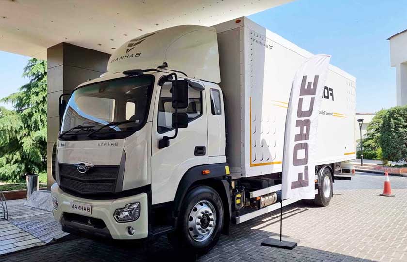 رونمایی از کامیون جدید فورس F210 بهمن دیزل