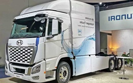 کامیون هیدروژنی هیوندای در راه آمریکا