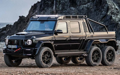 معرفی مرسدس بنز G63 برابوس ۶ چرخ XLP 900