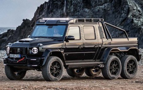 معرفی مرسدس بنز G63 برابوس ۶ چرخ XLP 900