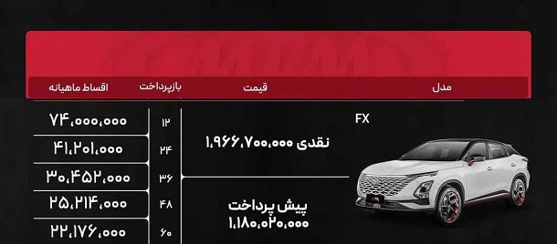 شرایط فروش فونیکس FX پرمیوم / شهریور 1403