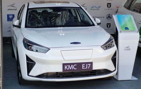 معرفی خودروی برقی KMC EJ7 توسط کرمان موتور