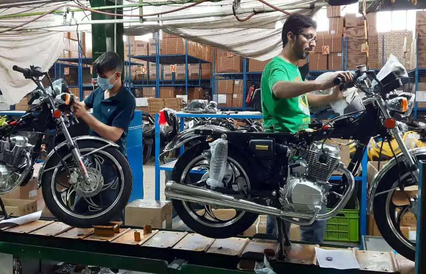 احیای واحد تولید موتورسیکلت بعد از ۱۱ سال