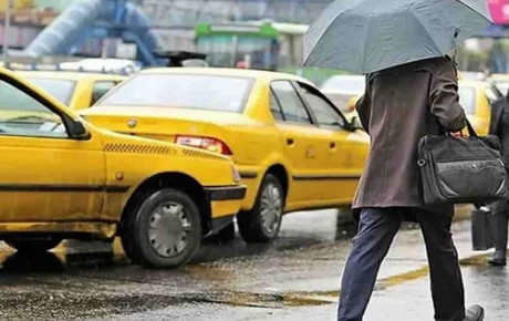 افزایش کرایه تاکسی در زمان بارش ممنوع است