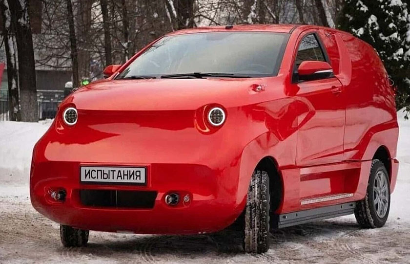 زشت‌ ترین خودروی جهان در روسیه عرضه شد