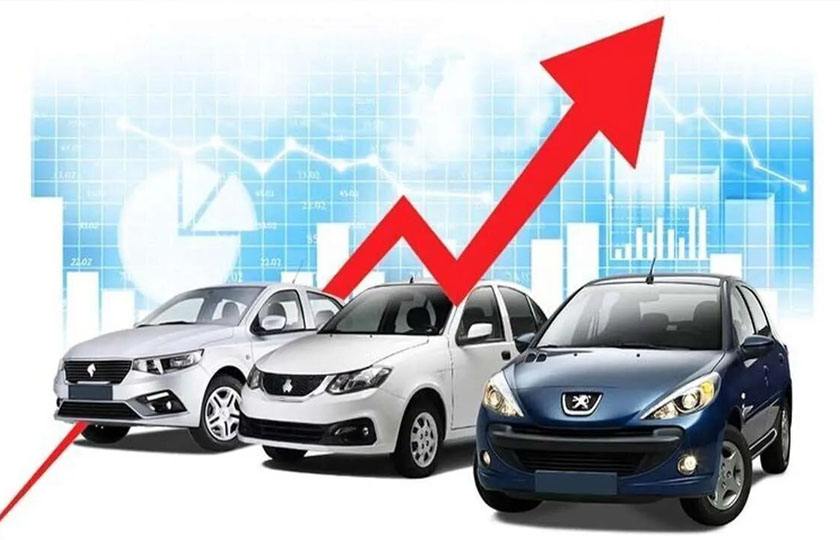 بررسی روند افزایش قیمت خودروها از 1396 تا 1403