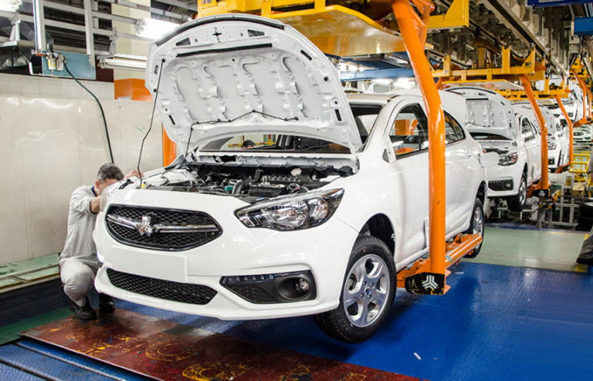 کاهش 26 درصدی تولید خودرو در سایپا