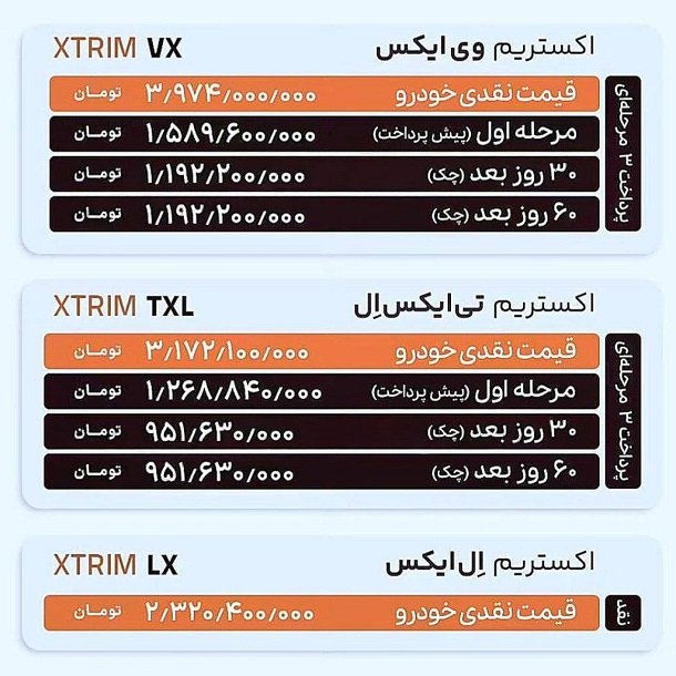 شرایط فروش محصولات اکستریم / دی 1403