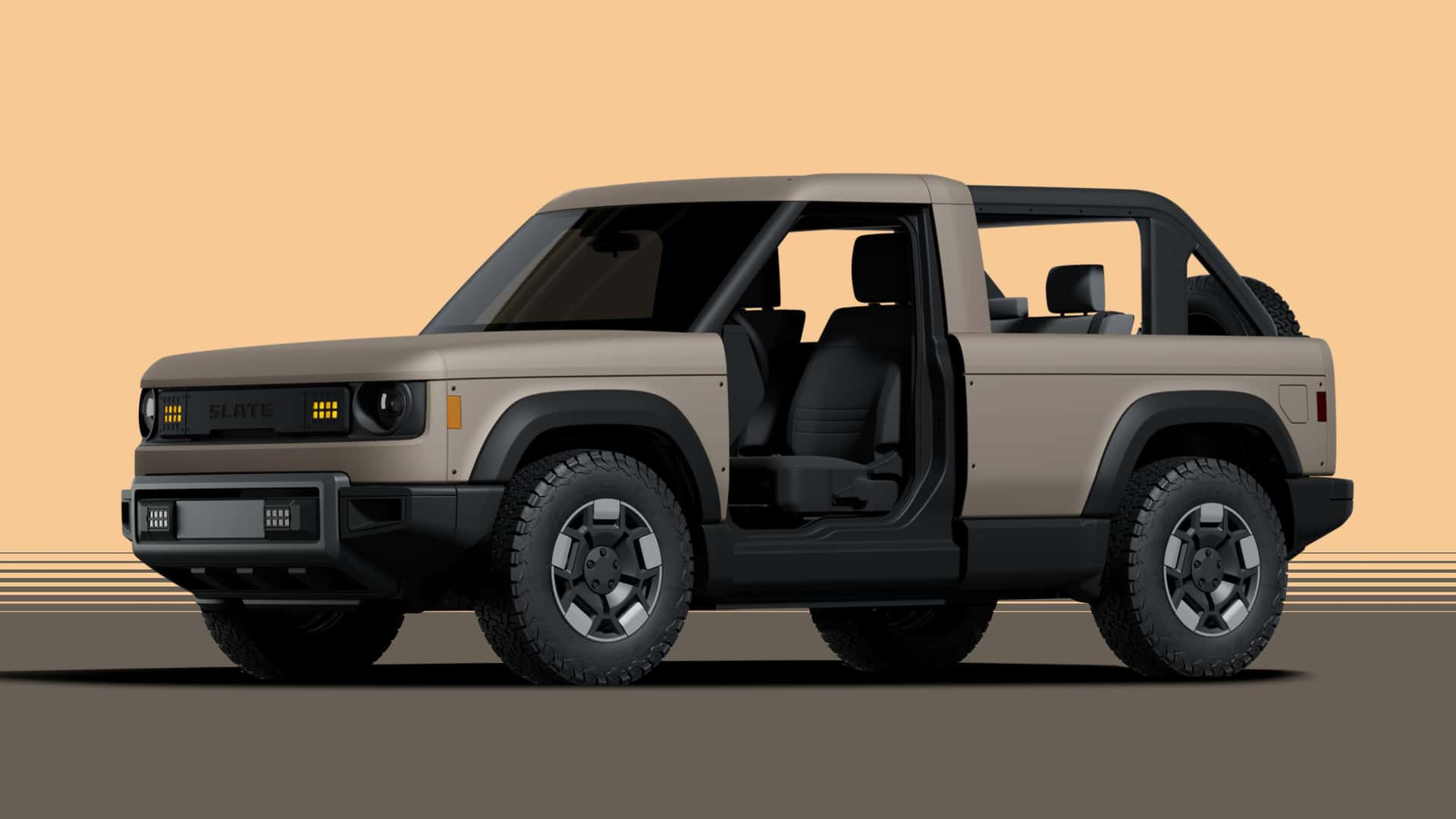معرفی پیکاپ برقی Slate Truck
