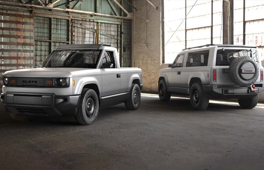 معرفی پیکاپ برقی Slate Truck