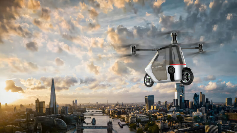 معرفی Skyrider X6؛ موتورسیکلت پرنده‌