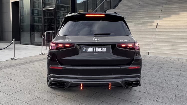 کیت بدنه لارته دیزاین برای بنز میباخ GLS