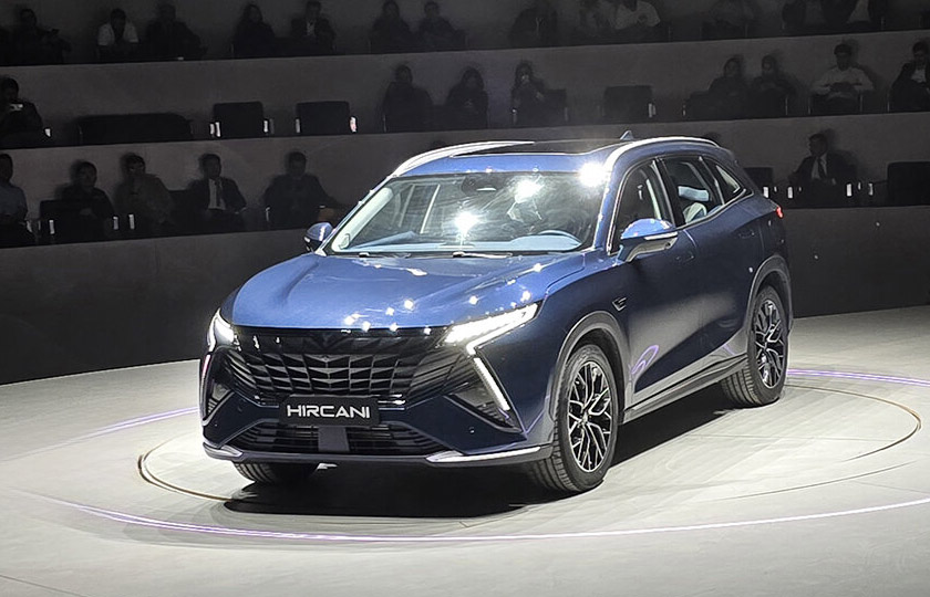 رونمایی لاماری هیرکانی آرین موتور