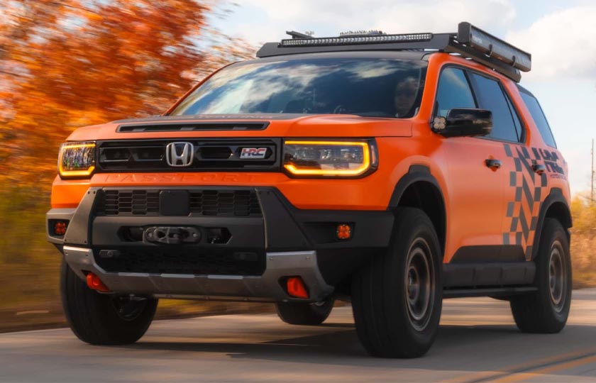 هوندا پاسپورت TrailSport با تجهیزات مسابقهای HRC