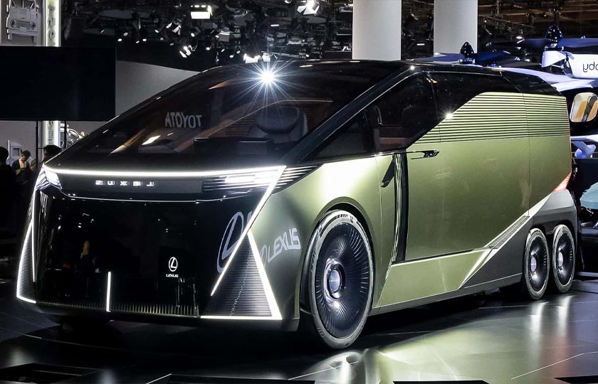 کانسپت مینی ون لکسوس LS شش چرخ !