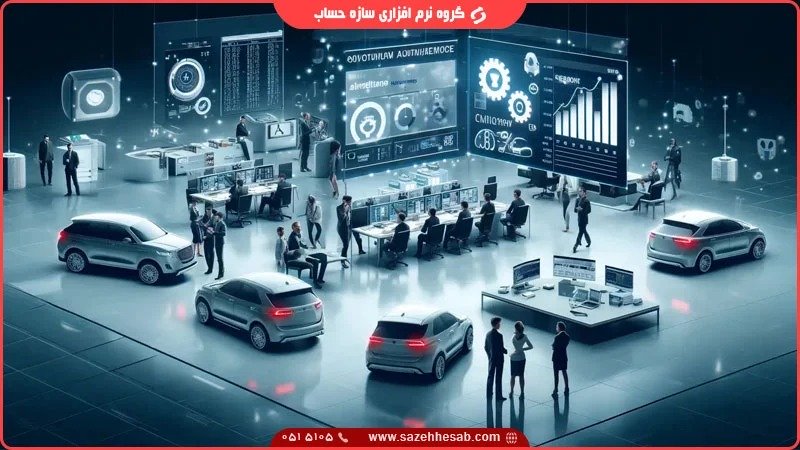 افزار حسابداری نمایشگاه خودرو سازه حساب