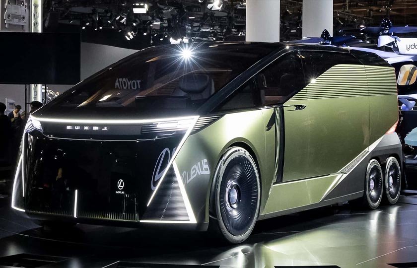 کانسپت مینی ون لکسوس LS شش چرخ !