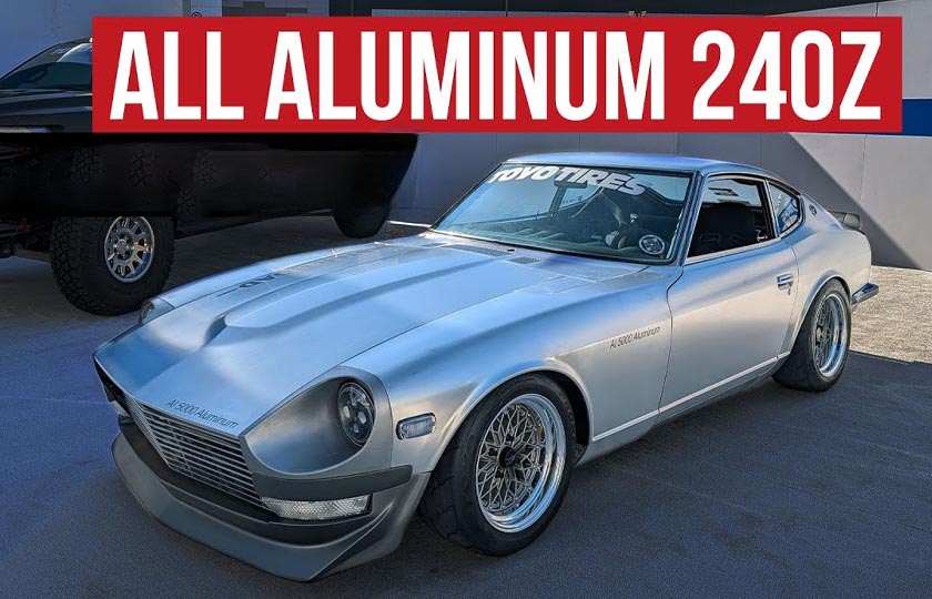داتسون 240Z تمام آلومینیومی