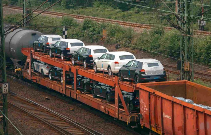 واردات خودرو با قطار