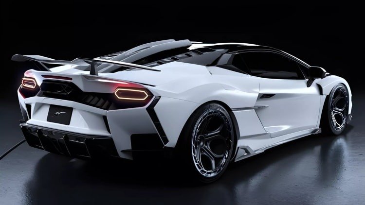 لامبورگینی تمراریو با کیت Vision Widebody