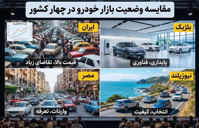 جاده‌ های جام جهانی ۲۰۲۶: تحلیل جذاب صنعت و بازار خودرو در گروه ایران