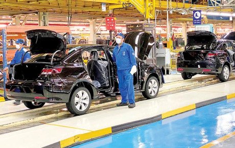 آمار تولید خودرو در ۸ ماهه اول ۱۴۰۴