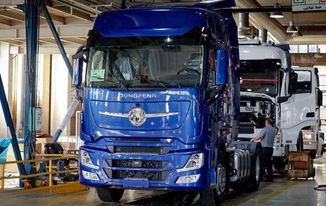 آغاز تولید رسمی کشنده GX560 در سایپا دیزل