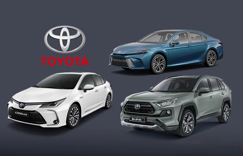 شرایط فروش محصولات تویوتا / بهمن 1404