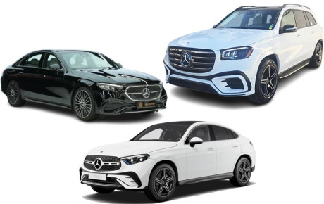 ورود مرسدس بنز GLS450، GLC و E200 با راسا موتور